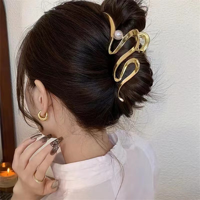 2026 Vintage Geometric Hair Cl - Women'S Fashion Korea ulasan dan harga