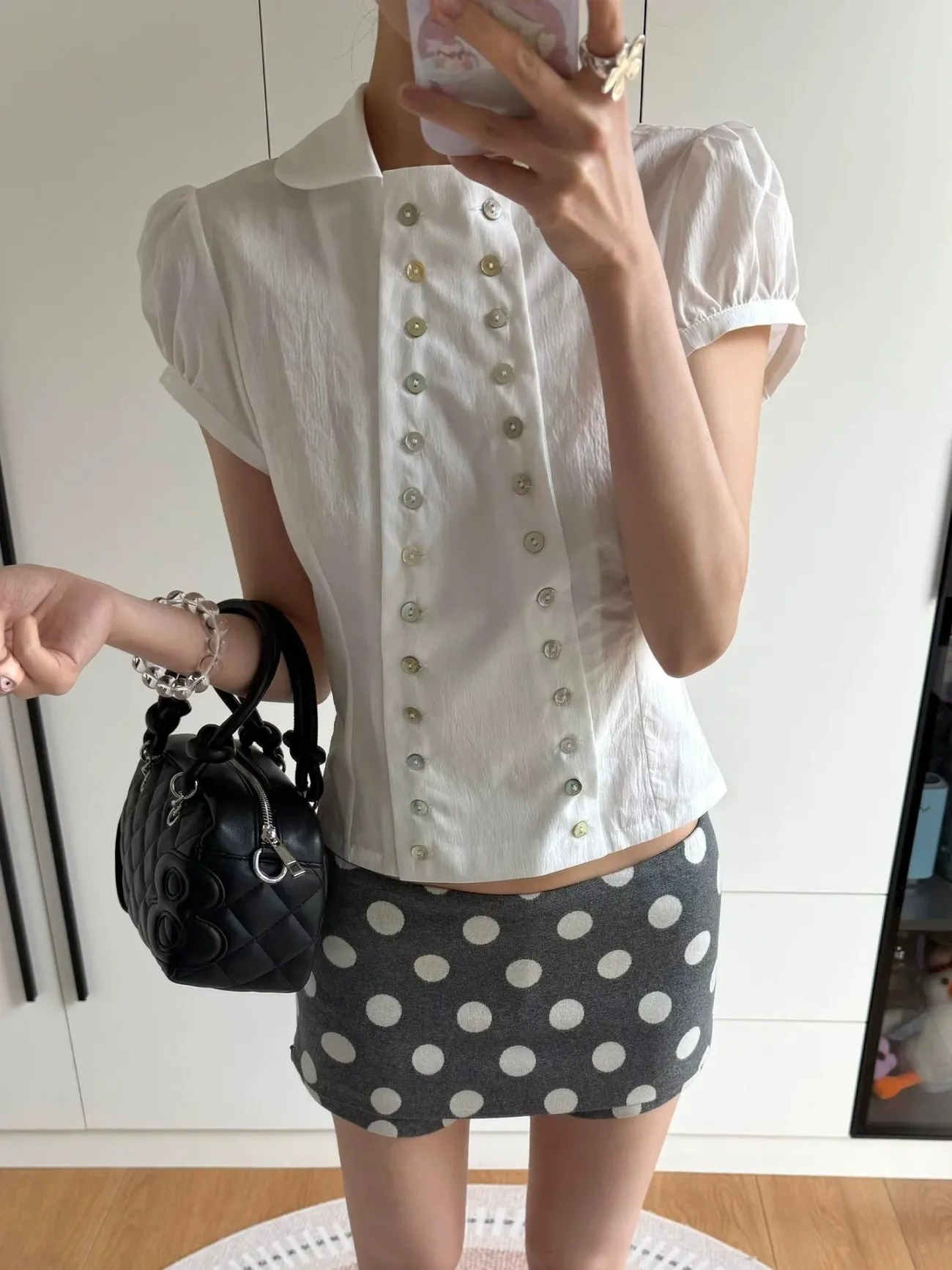 Y2K Aesthetic Peter Pan Collar - Women'S Fashion Korea ulasan dan harga