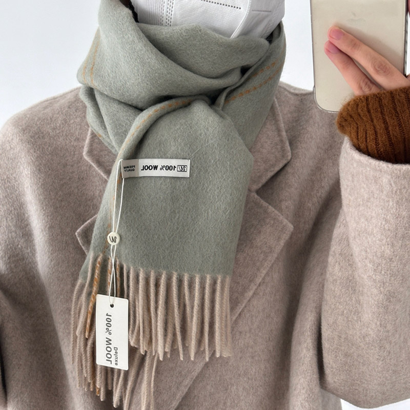 Elegant Good Quality 100% Wool - Women'S Fashion Korea ulasan dan harga