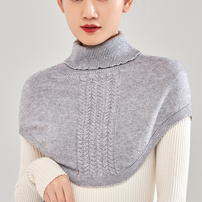Women Wool Knitted Ring Scarf  - Women'S Fashion Korea ulasan dan harga