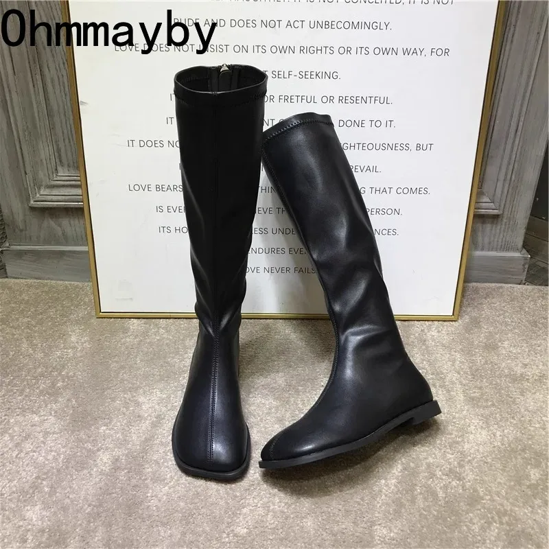 Street Style Stretch Women Kne - Women'S Fashion Knee High Boots ulasan dan harga