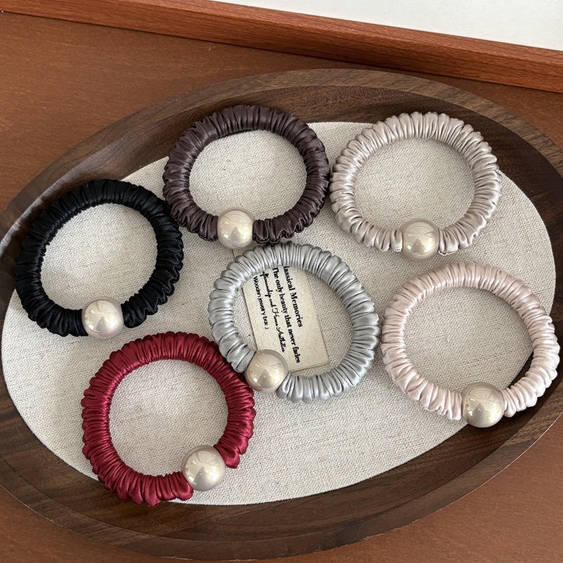 Korea Fashion Pearl Silk Hair  - Women'S Fashion Korea ulasan dan harga